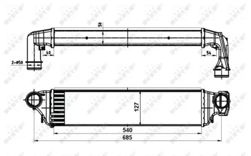 NRF Charge Air Cooler (30119A)