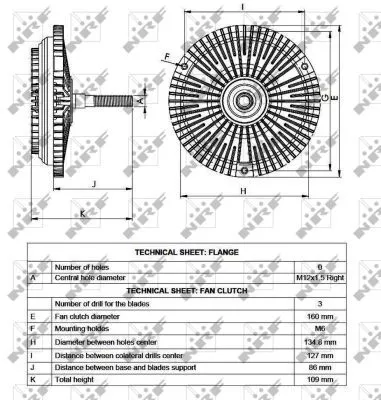 NRF Clutch, radiator fan (49534)