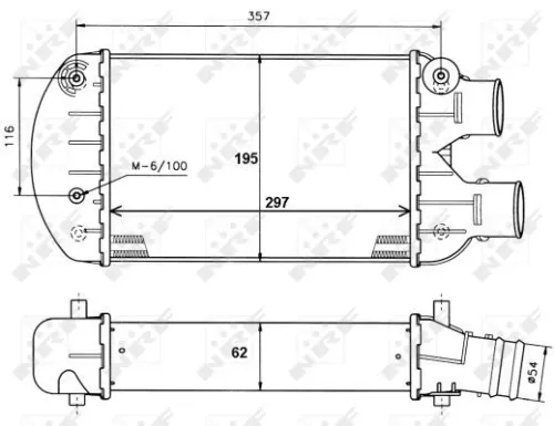 NRF Charge Air Cooler (30122A)