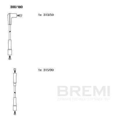 BREMI Ignition Cable Kit (300/180)