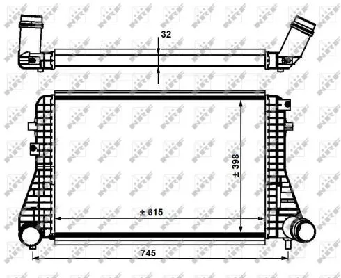 NRF Charge Air Cooler (30915)