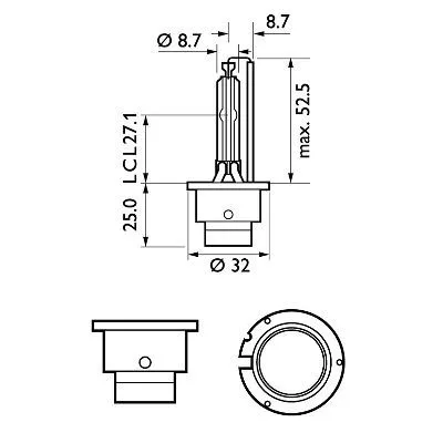 PHILIPS Bulb (85122WHV2S1)