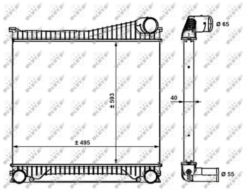NRF Charge Air Cooler (30913)