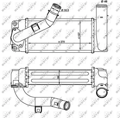 NRF Charge Air Cooler (30922)