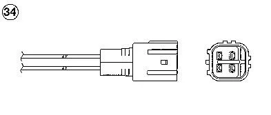 NTK Oxygen Sensor (1596)