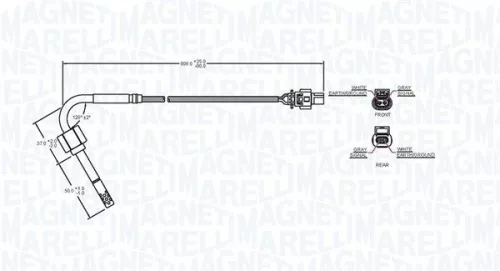 MAGNETI MARELLI Sensor, exhaust gas temperature (172000119010)