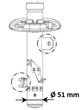 KYB Shock Absorber (3338004)