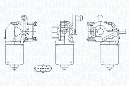 MAGNETI MARELLI Wiper Motor (064050002010)
