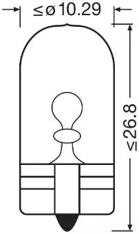 OSRAM Bulb, direction indicator (2827DC-02B)