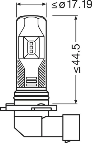 OSRAM Bulb (9145DWESY-2HB)