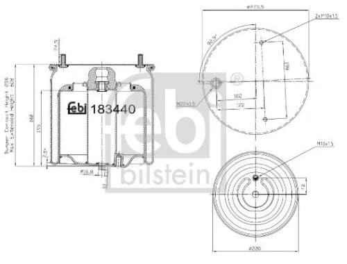 Bellow, air suspension