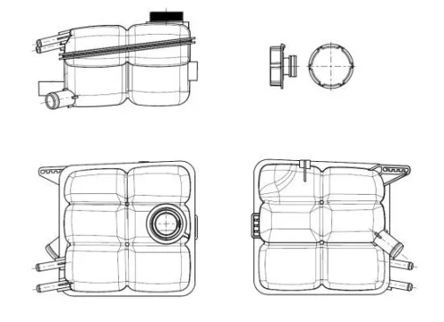 NRF Expansion Tank, coolant (454015)