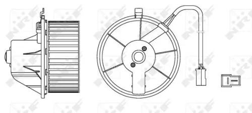 NRF Interior Blower (34152)