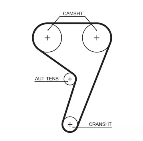 GATES Water Pump & Timing Belt Kit (KP25433XS-1)