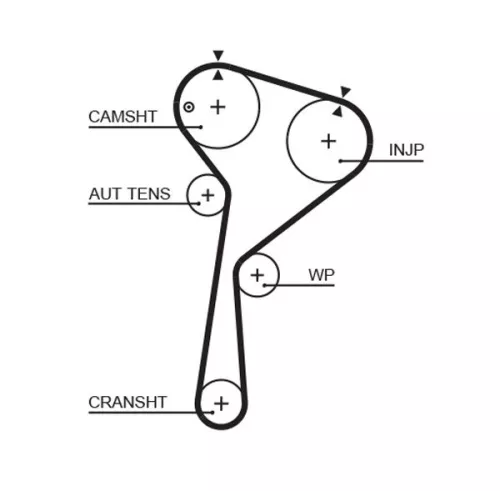 GATES Timing Belt Kit (K015675XS)