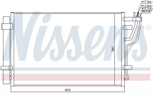 NISSENS Condenser, air conditioning (940006)