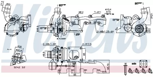NISSENS Charger, charging (supercharged/turbocharged) (93077)