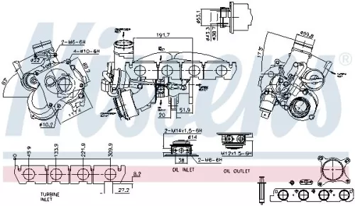 NISSENS Charger, charging (supercharged/turbocharged) (93415)