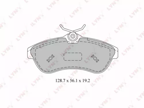 LYNXAUTO Disc brake pads, front (BD-2205)
