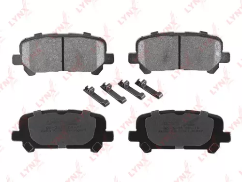 Disc brake pads, rear