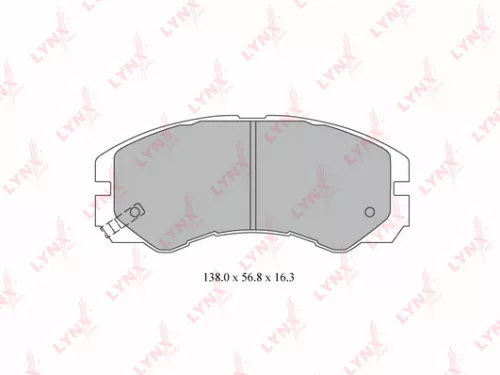 Disc brake pads, front