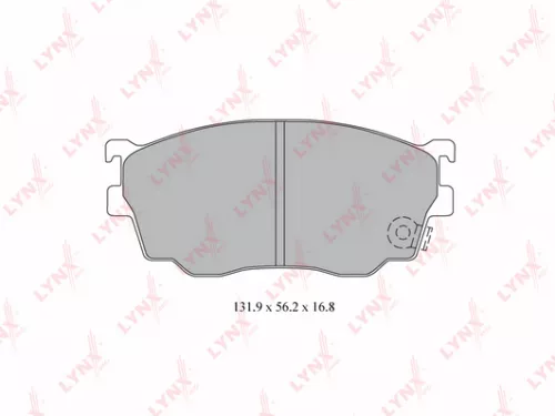 Disc brake pads, front