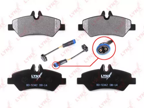 LYNXAUTO Disc brake pads, rear (BD-5342)