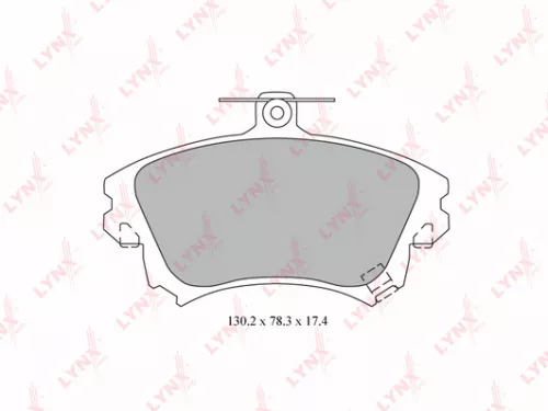 LYNXAUTO Disc brake pads, front (BD-5522)