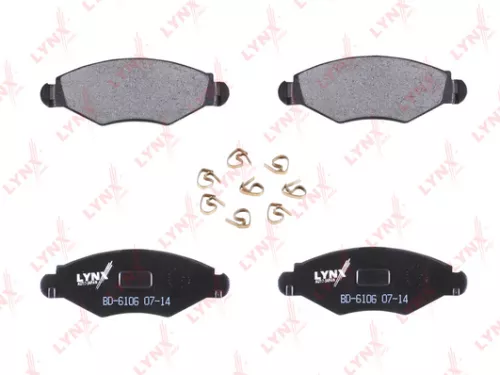 LYNXAUTO Disc brake pads, front (BD-6106)