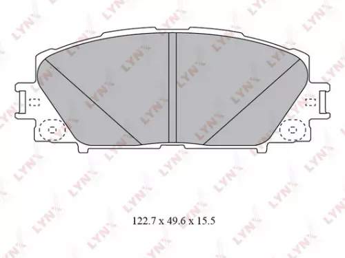 Disc brake pads, front
