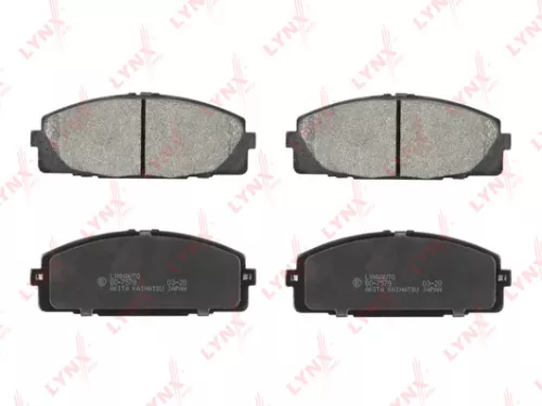 Disc brake pads, front