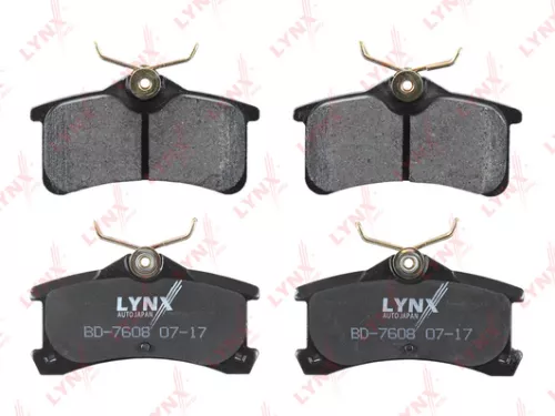 LYNXAUTO Disc brake pads, rear (BD-7608)