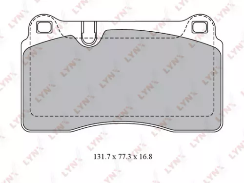 Disc brake pads, front