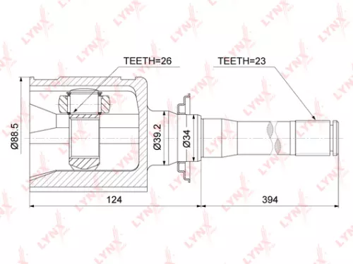 CV-Joint, inner, right