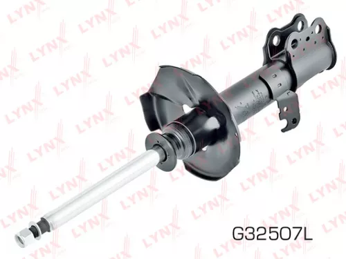 Shock absorber strut gas, left, front