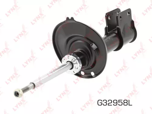 Shock absorber strut gas, left, front