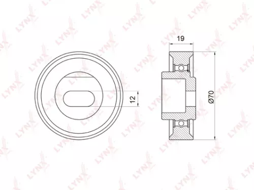 Tension pulley, timing belt
