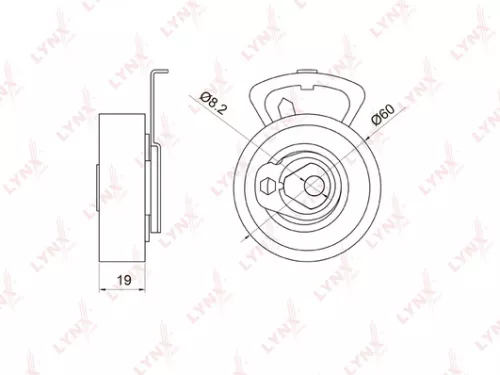 Tension pulley, timing belt