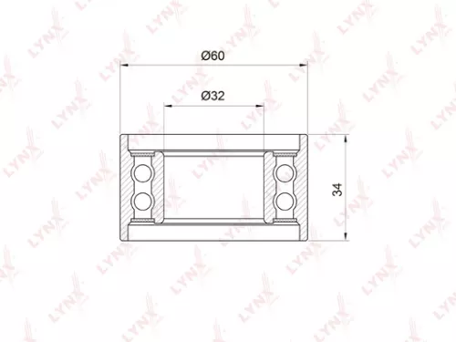 Tension pulley, timing belt