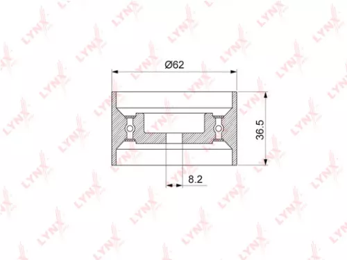 Tension pulley, timing belt