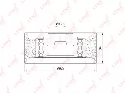 Deflection/Guide pulley (assembly), timing belt