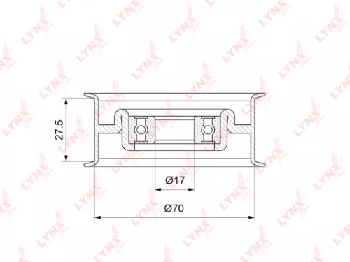 Tensioner Pulley, poly v-belt