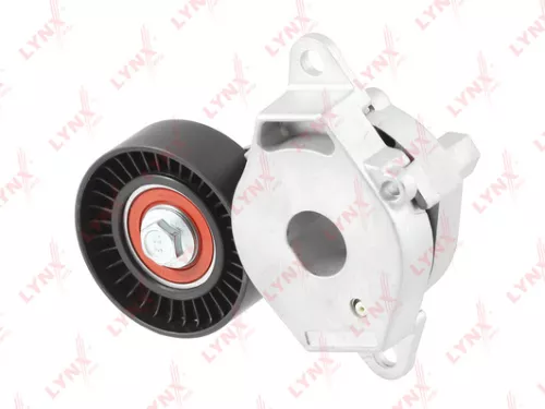 Belt tensioner, poly v-belt