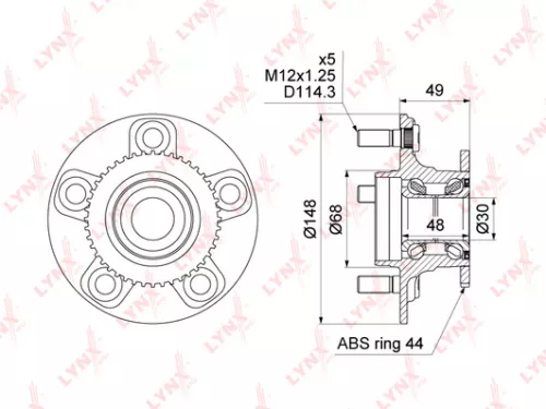 LYNXAUTO Wheel Hub (WH-1048)